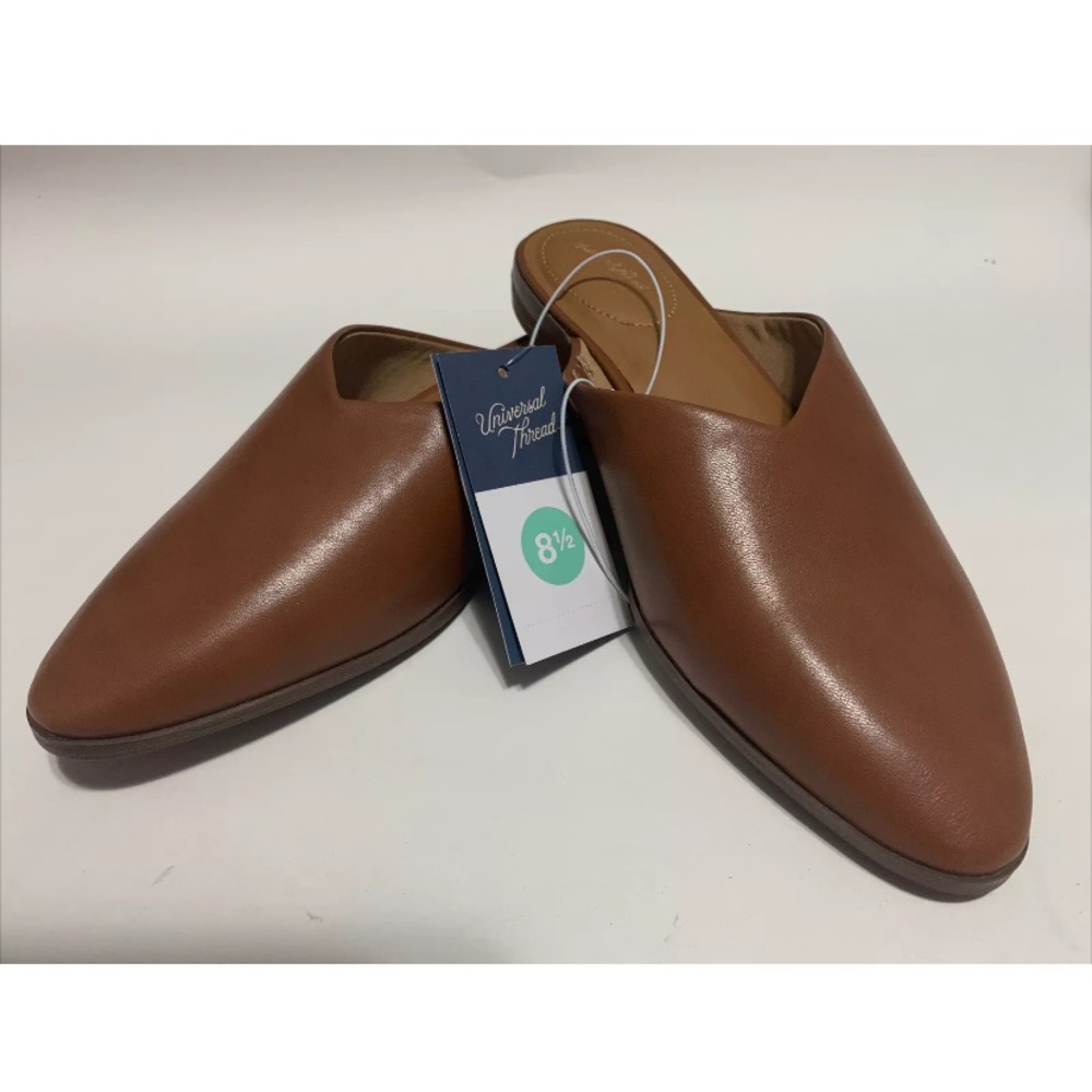 Universal Thread Women’s Size 8.5 Brown/Cognac Lana Business Casual Flat Mules